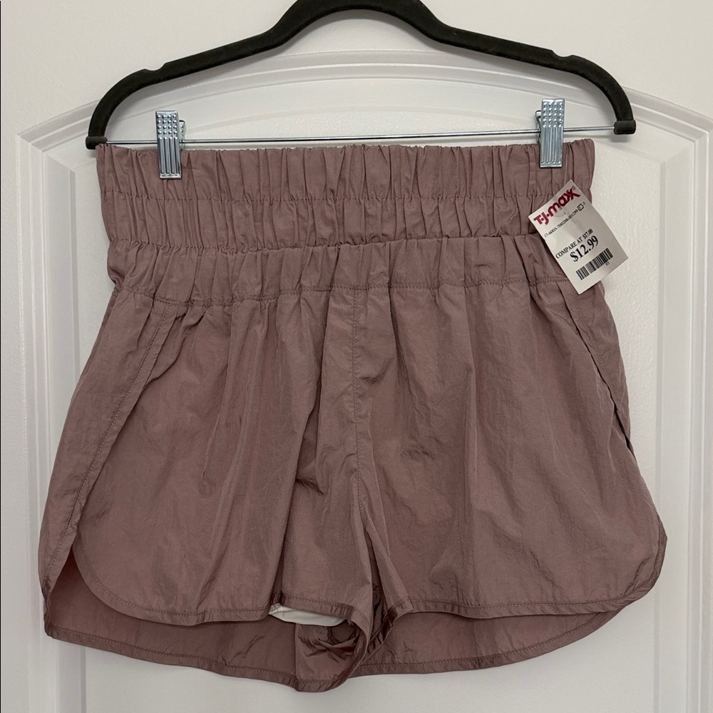 Women's Free People Boxer style Mauve workout Shorts